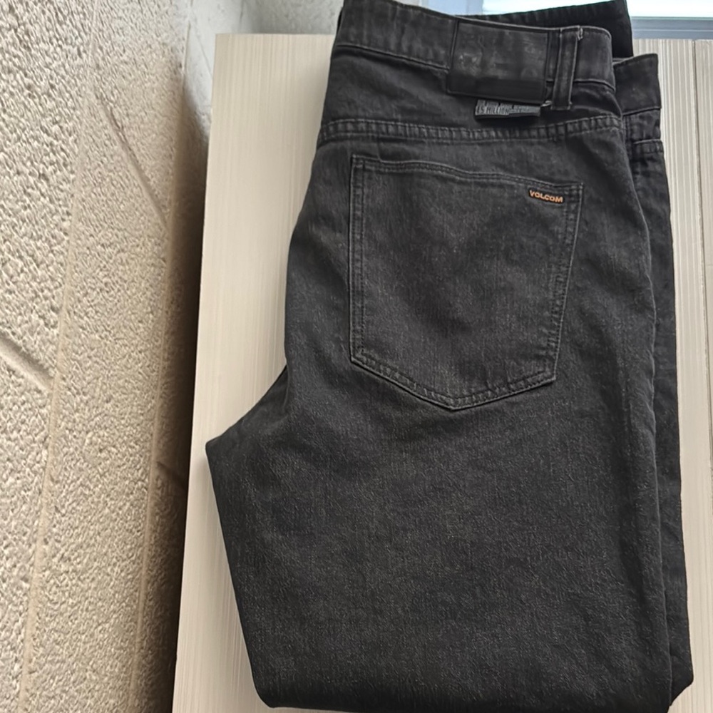 Volcom Men's Charcoal Slim Jeans